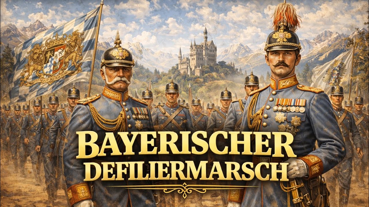 Bayerischer Defiliermarsch 🎶 ~ German March Song 🎵 