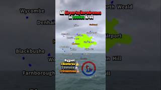 All airports in London #europe #map #mapping #geography