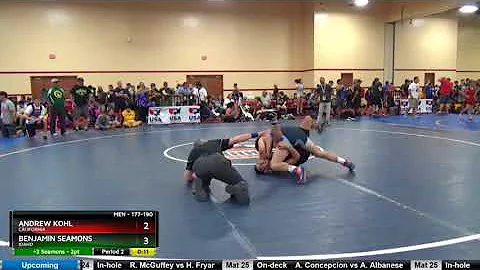 MEN 177-190 Andrew Kohl California Vs Benjamin Sea...