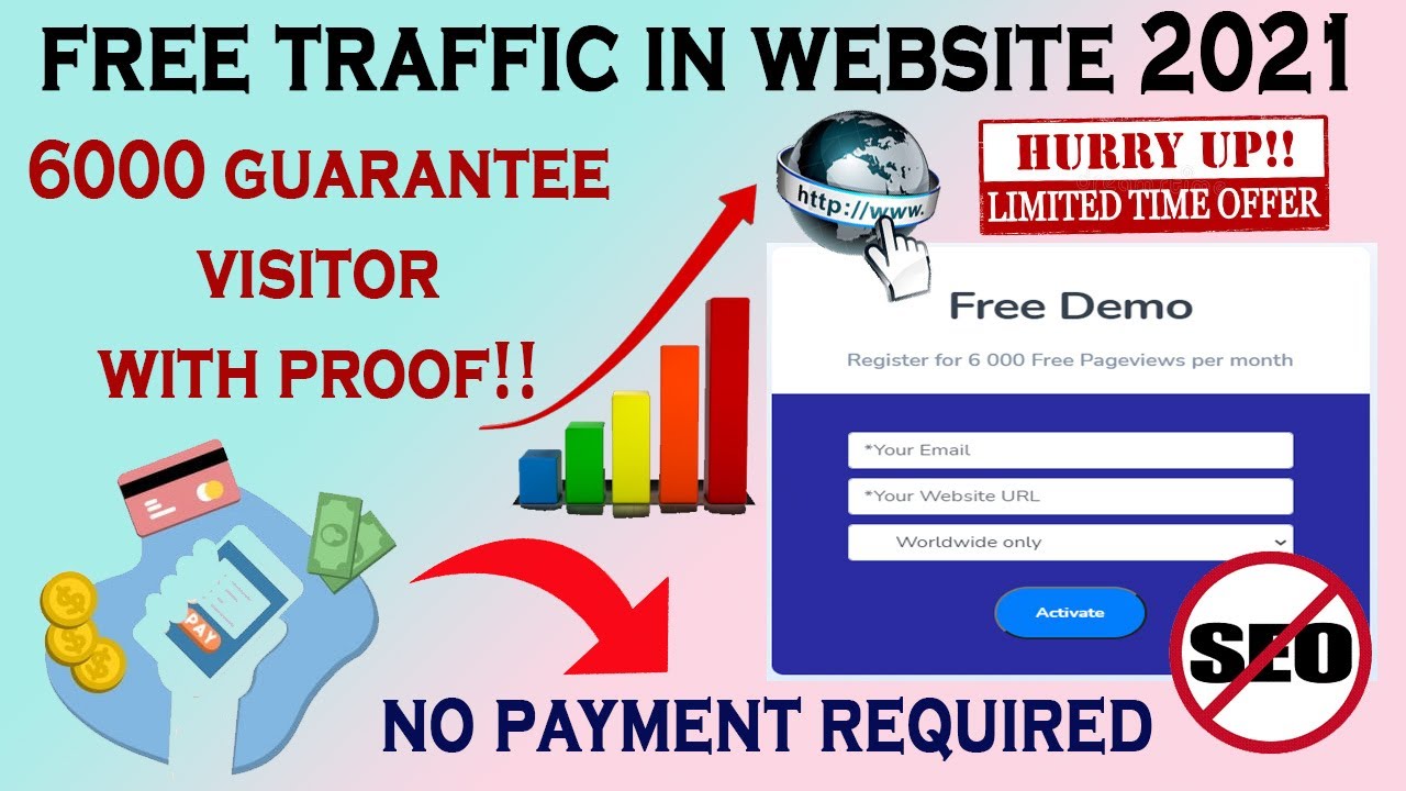 Get Free Traffic On Website !!