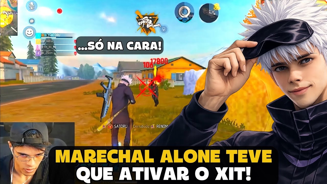 MARECHAL TEVE QUE ATIVAR O XIT E IMPRESSIONOU O ALEATÓRIO NA RANK! FREE FIRE - MARECHAL HIGHLIGHTS
