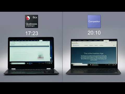 Snapdragon 8cx brings faster web browsing to PCs