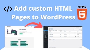 How to add custom html pages to your WordPress website ?