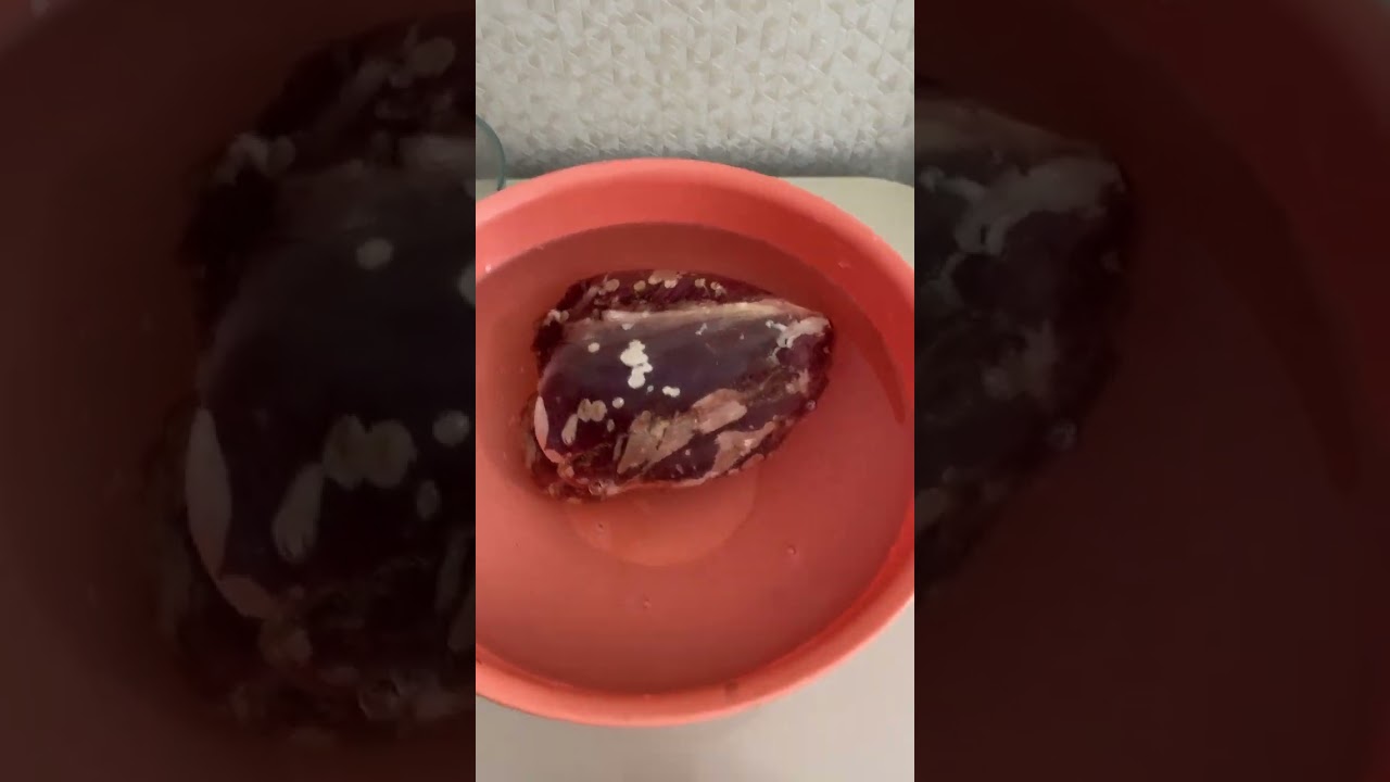 Что бы мясо из морозилки снова стало свежим.