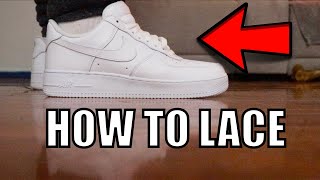loose lace air forces