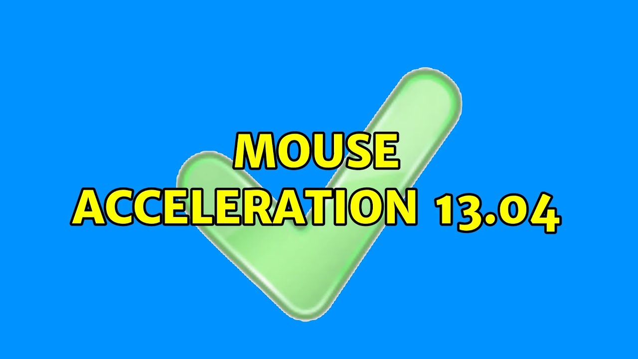 ubuntu disable mouse acceleration ubuntu disable mouse acceleration