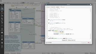 pgModeler - Partial diff in action (preview #1)