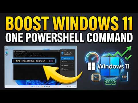 How to Optimize Windows 11 Performance with One PowerShell Command
