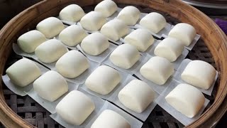 Amazing ! Pork Buns, Steamed Bread Making Master !  Taiwanese Street Food