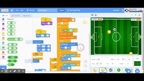 How to make a soccer game in scratch + code