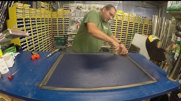 Repairing a Window Screen, How To Re-screen a Window