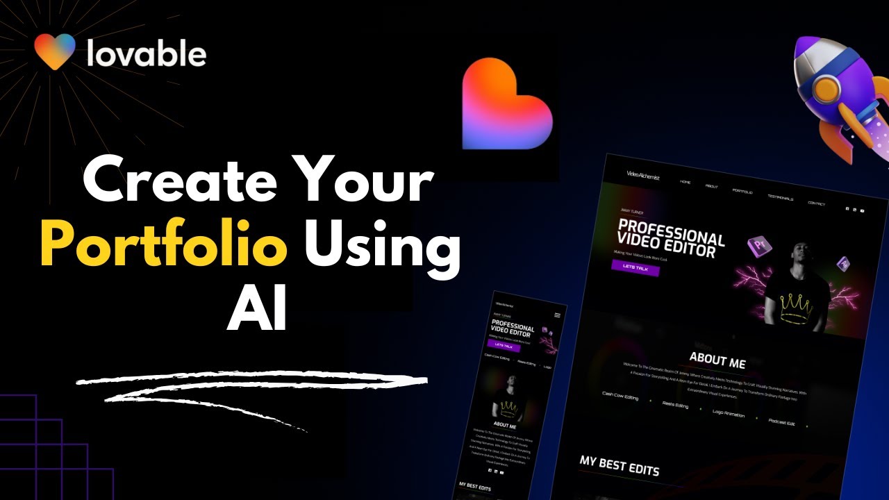 How to Build your Own Portfolio Website in Minutes with AI | No Code ...