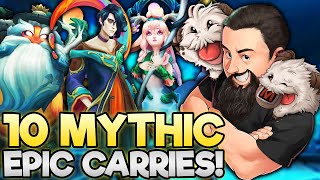 10 Mythic - All This Winning is Making Me Hungry.. | TFT Inkborn Fables | Teamfight Tactics