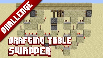Minecraft Challenge: Crafting Table-swapper (Block swapper with conditional extender)