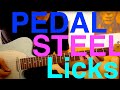 Pedal steel licks guitar tutorial