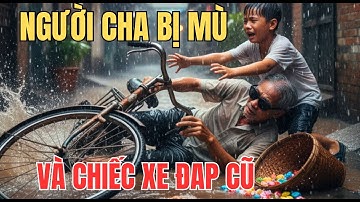 Chiếc xe đạp cũ và người cha mù – câu chuyện khiến cả xóm lặng đi