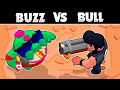 BUZZ vs BULL | 1 vs 1 | NEW Brawler! | 24 Tests