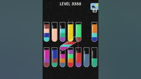 solve and solution water color sort game level 3388
