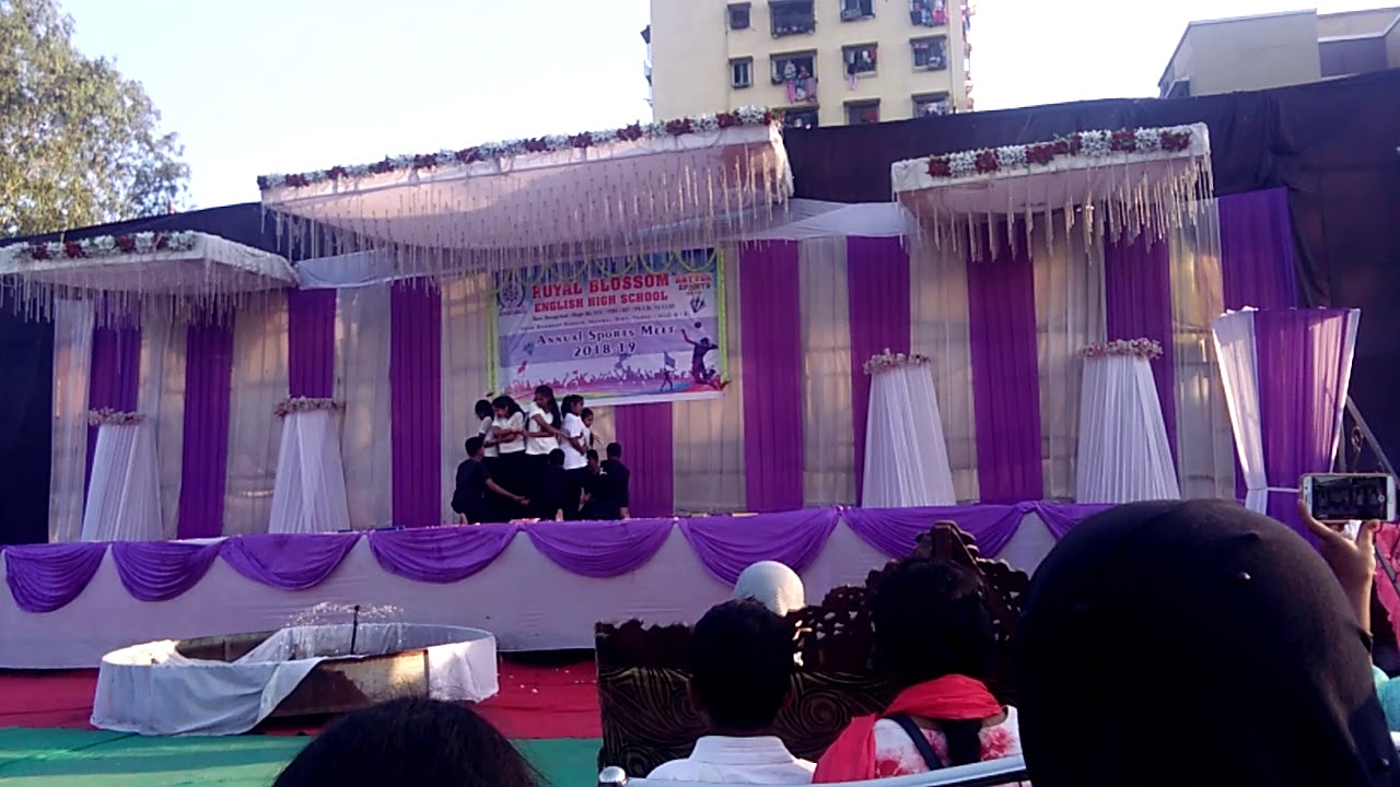 Royal Blossom English School dance by 6th std - YouTube