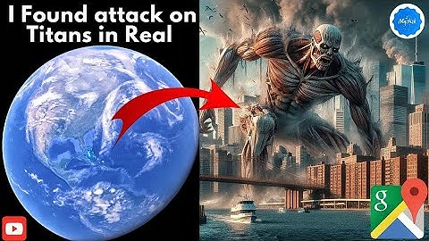 Attack on Titans in Real 🤯 on Google Earth 🌎! #mystisk #googleearth