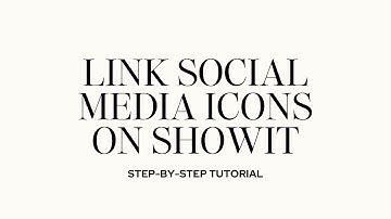 How to Link Social Media Icons on Your ShowIt Website Footer (Step-by-Step Tutorial)