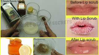 Miracle remedy to lighten & plump your lips naturally-diy lip scrub
-100% works in 1 week
