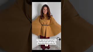 All Colors of Belted Capes at This Price! #cape #womensfashion #ladiesfashion