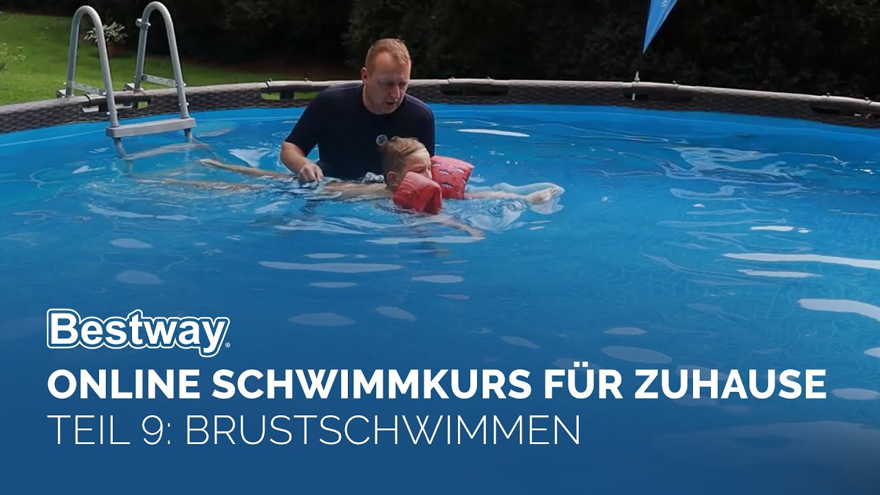 Bestway® Schwimmschule Teil 9: Brustschwimmen mit Schwimmflügeln