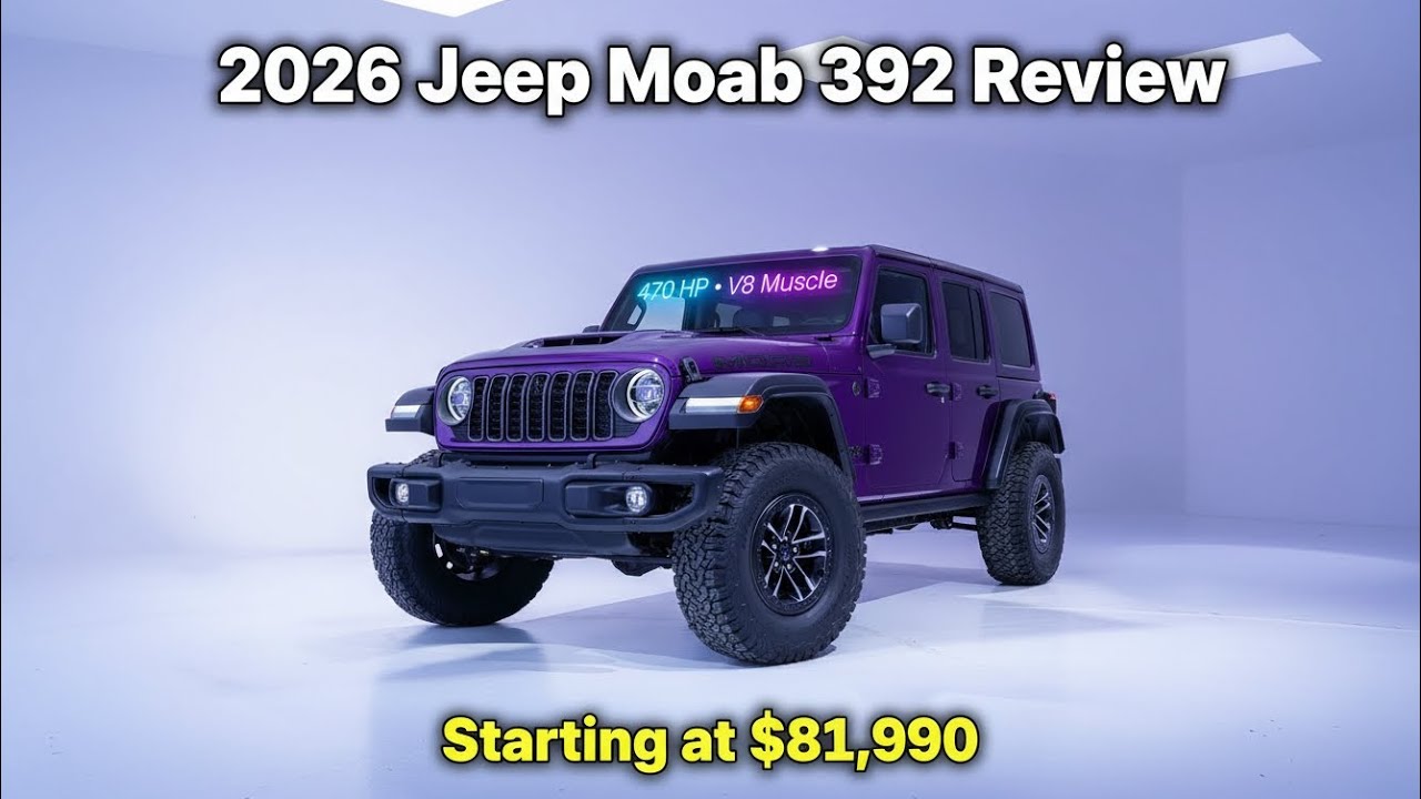 2026 Jeep Wrangler Moab 392 Review | V8 Power & $81,990 Price Reveal  