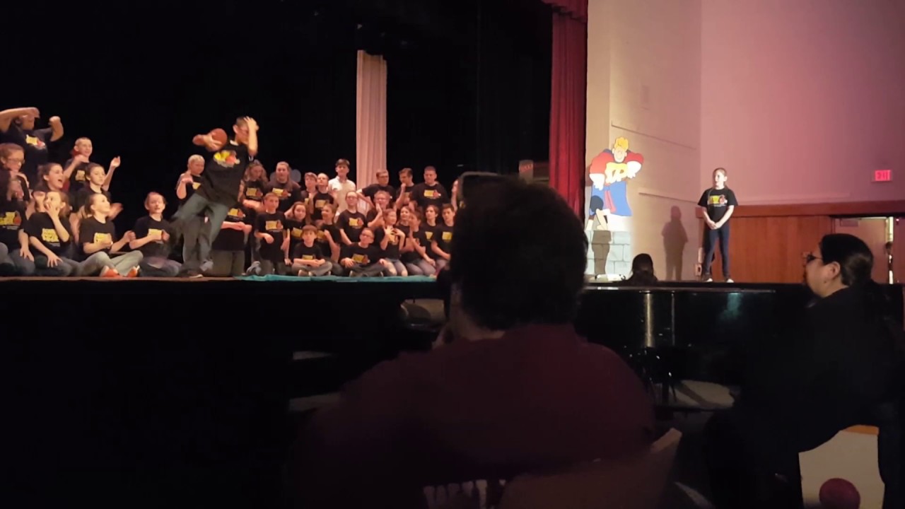 Bailey singing Interjection from Schoolhouse Rock.