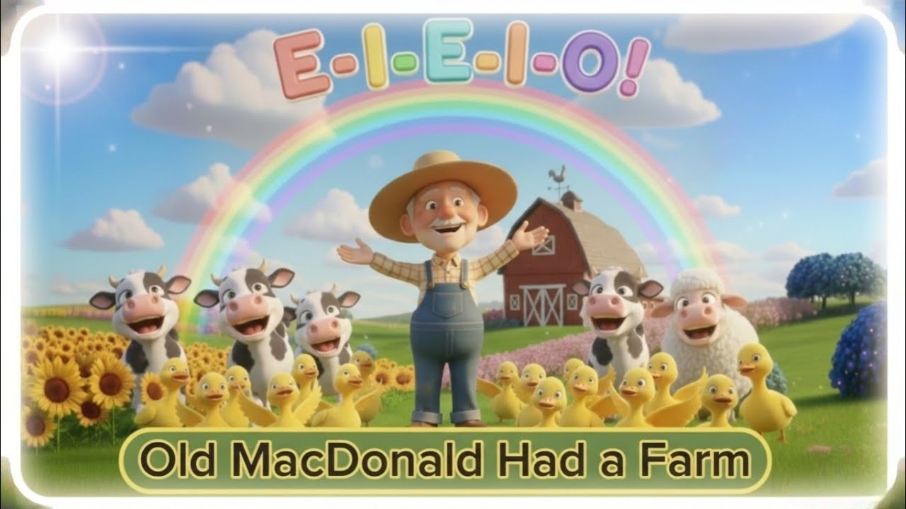 Learn Animal Sounds! 🐮 Old MacDonald Had A Farm | Little Imaan TV (Educational focus)