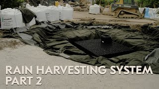 How to Build a Rain Harvesting System with Permeable Pavement - Part 2