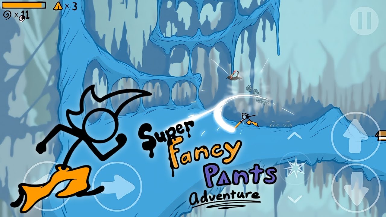 Super Fancy Pants Adventure: Perfect Platformer Android Gameplay - YouTube