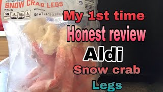 Snow crab legs from Aldi my first review