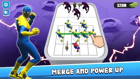 Max level in Merge Superheroes fight Fusion battle part#1