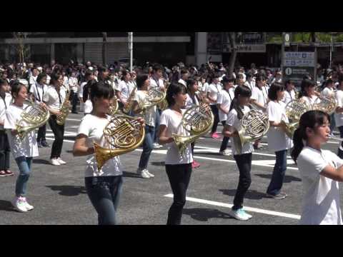 練馬区中学校・高等学校合同バンド・ 2016銀座ゴールデンパレード