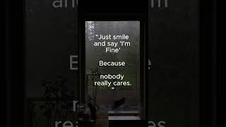 Behind every 'I'm fine' is a story untold #lifequotes #englishquotes