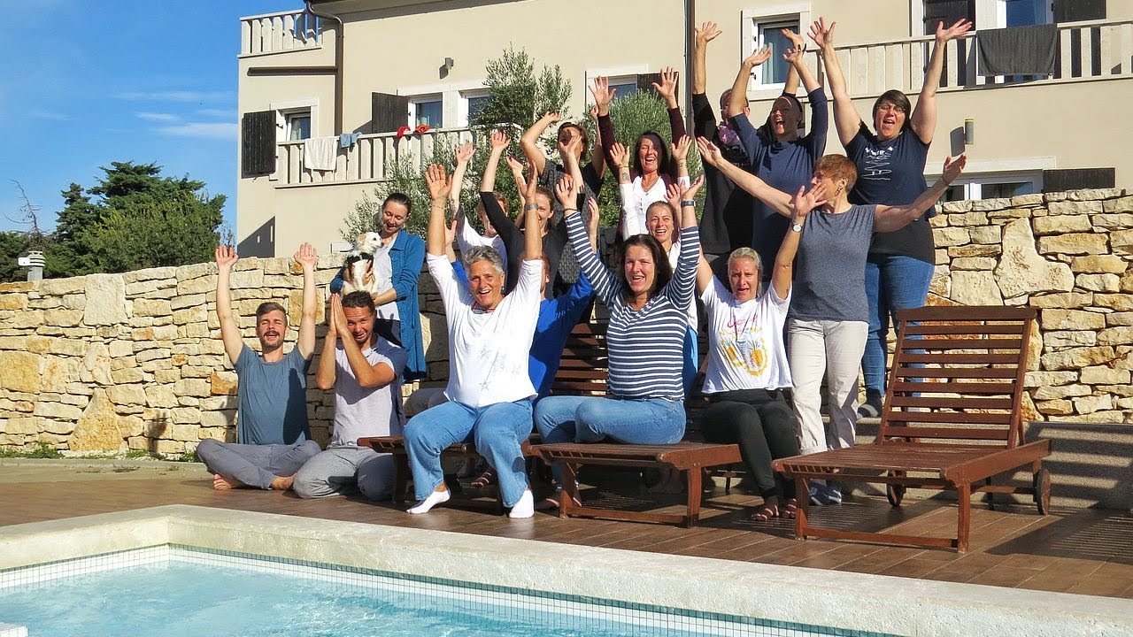 Film still — yoga retreat in Croatia with Shaanti Ultra Yoga, 2022