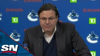 Francesco Aquilini and Stan Smyl FULL Press Conference After Jim Benning and Travis Green Firings