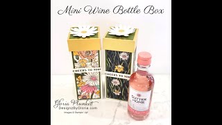 Mini Wine Bottle Box