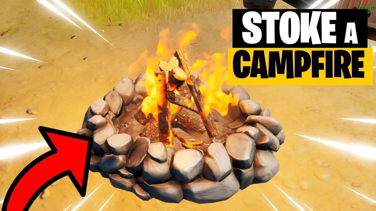 Fortnite STOKE A CAMPFIRE Challenge Guide - Operation Snowdown Quest Tutorial