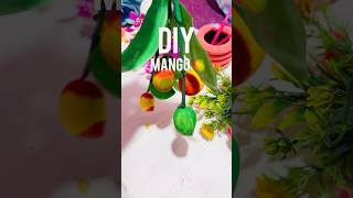 Clay making mango tree 🌴 #claycraft #diy #craft #shorts #trending