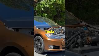 Tesla With A V8 Engine
