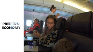 Virgin Atlantic Boeing 747 Premium economy flight review in 4k Orlando to Manchester