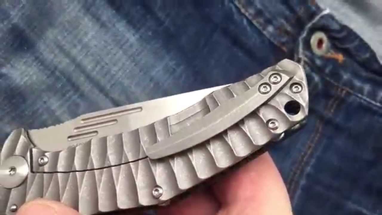 CKF Morrf knife (CF+Ti, satin)