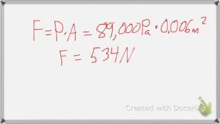 Module 7 Fluids and Pressure Examples