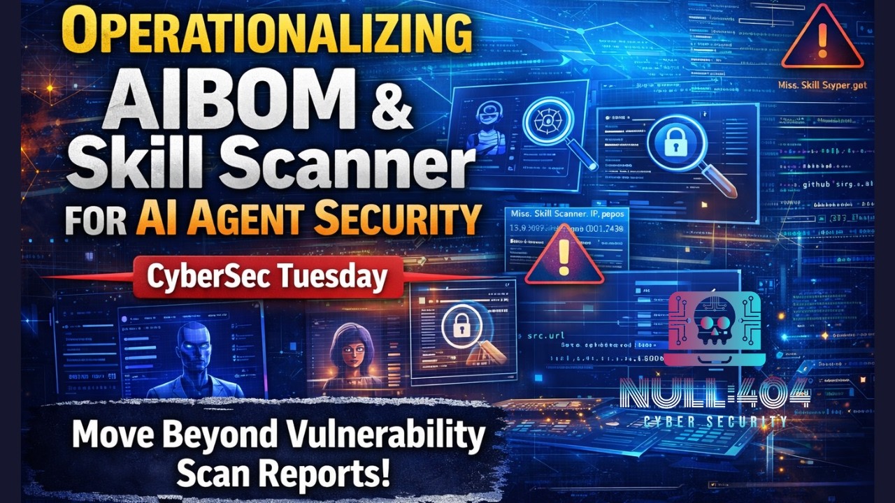 Operationalizing AIBOM & Skill Scanner for AI Agent Security - YouTube