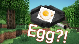 Fried eggs in Minecraft!!