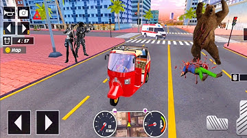 Tuk Tuk auto rickshaw driver 3D game - #3 auto rickshaw driving game - Android iOS Gameplay