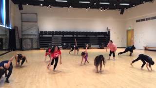 CCSF Dance Collage "One More Time"Amber's Jazz Class 10-25-